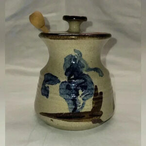 Handmade Pottery Honeypot